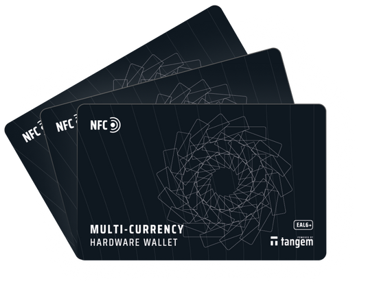 Tangem Wallet Cards 3 Pack