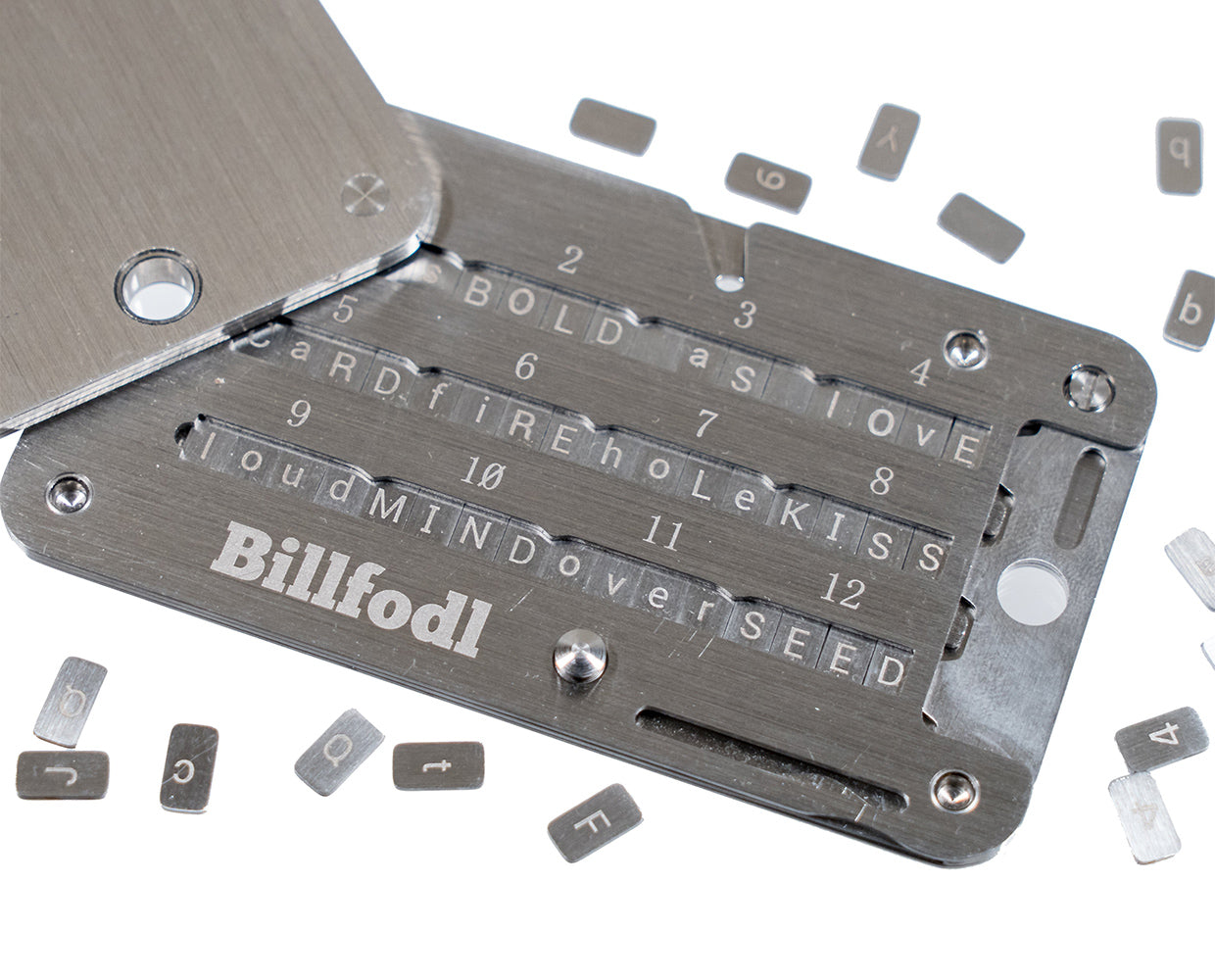 Ledger Billfodl Stainless Steel Recovery Seed Backup Tool