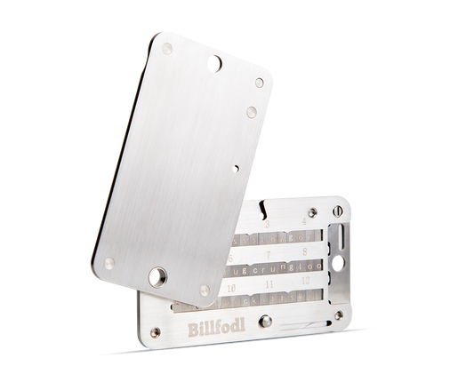 Ledger Billfodl Stainless Steel Recovery Seed Backup Tool