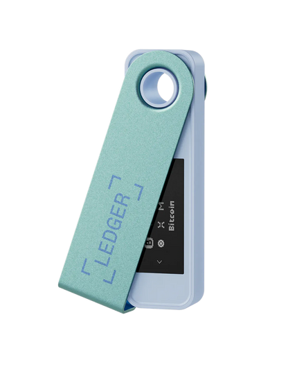 Ledger Nano S Plus Hardware Wallet - Black - Orange - Blue - White - Ice