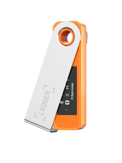 Ledger Nano S Plus Hardware Wallet - Black - Orange - Blue - White - Ice